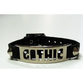 Náramek Kožený náramek GOTHIC STX-WB83G Velikost: UNI