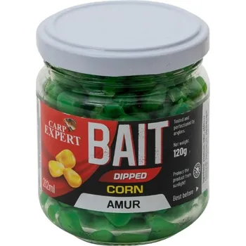Návnadová surovina CARP EXPERT - Kukuřice v dipu Bait Dipped Corn Amur 212 ml