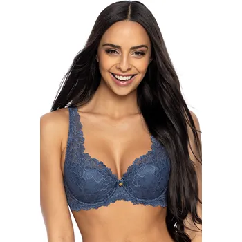 Podprsenka Podprsenka Mat 053/22 Carmela 2 Barva: Modrá - tmavě, Velikost: 65B