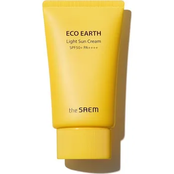 Přípravek na opalování The Saem Lehký opalovací krém SPF 50+ Eco Earth (Light Sun Cream) 50 g + 2 měsíce na vrácení zboží