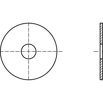 podložka PROFISTYL Karosářská podložka velkoplošná nerez A2 Varianta: Karosářská podložka nerez A2 4,3x20x1,25mm