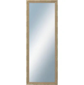 Zrcadlo DANTIK - Zarámované zrcadlo - rozměr s rámem cca 60x160 cm z lišty KŘÍDLO malé stříbrné patina (2775)