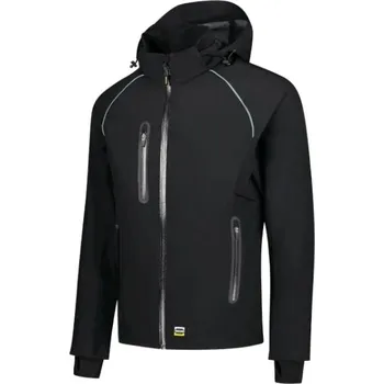 Pánská softshellová bunda MALFINI, a.s. Tech Shell T54 Barva: černá, Velikost: 5XL