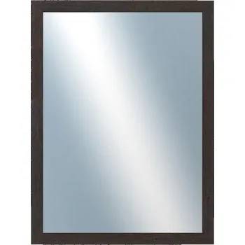 Zrcadlo DANTIK - Zarámované zrcadlo - rozměr s rámem cca 60x80 cm z lišty RETRO černá (2528)