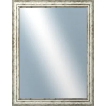 Zrcadlo DANTIK - Zarámované zrcadlo - rozměr s rámem cca 70x90 cm z lišty TRITON široký stříbrný (2950)