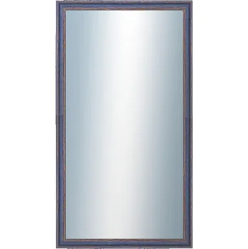 Zrcadlo DANTIK - Zarámované zrcadlo - rozměr s rámem cca 50x90 cm z lišty LYON modrá (2668)