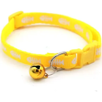 Obojek pro psa Surtep Animals Obojek pro psa fishbone 1x19-32cm Barva: Žlutá