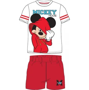 Chlapecké pyžamo DOVOZ EU CHLAPECKÉ LETNÍ PYŽAMO MICKEY MOUSE červené Velikost: 104