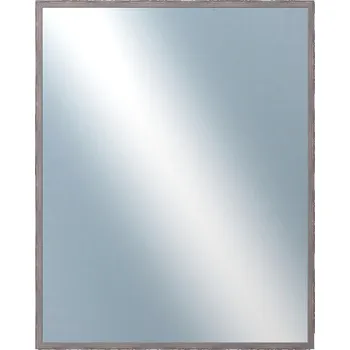 Zrcadlo DANTIK - Zarámované zrcadlo - rozměr s rámem cca 80x100 cm z lišty KASSETTE tmavěšedá (3056)