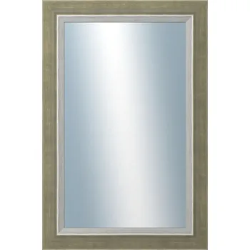 Zrcadlo DANTIK - Zarámované zrcadlo - rozměr s rámem cca 40x60 cm z lišty AMALFI zelená (3115)