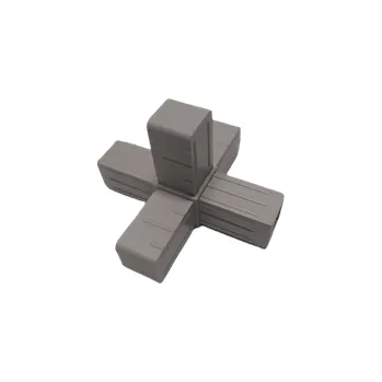 Šedá plastová spojka 206 pro hliníkový profil 20x20;1,5mm