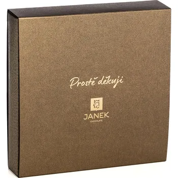 Čokoláda JANKOVA luxusní dárková krabička s pralinkami s věnováním Vyberte variantu:: "Prostě děkuji"