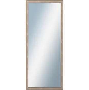 Zrcadlo DANTIK - Zarámované zrcadlo - rozměr s rámem cca 60x140 cm z lišty TOOTH malá stříbrná (3162)