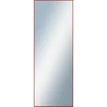 DANTIK - Zarámované zrcadlo - rozměr s rámem cca 60x160 cm z lišty Hliník červená P269-210 (7269210)