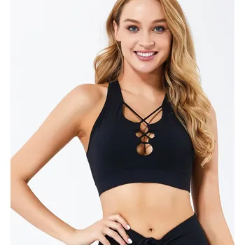 Podprsenka Royal Wolf Sportovní podprsenka se šněrováním vpředu Barva: Černá, Velikost: L