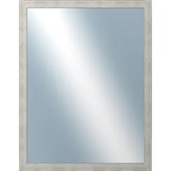 Zrcadlo DANTIK - Zarámované zrcadlo - rozměr s rámem cca 70x90 cm z lišty ANDRÉ velká stříbrná (3157)