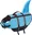 Nobby Plovací vesta pro psy žralok modrá, 45 cm
