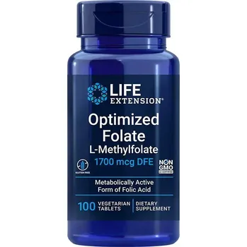 Zdraví Life Extension Foláty optimalizované 1700 mcg (100 Veg Kapsla)