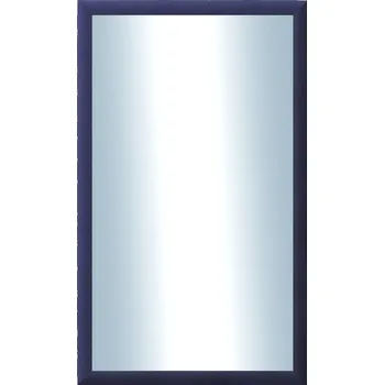 Zrcadlo DANTIK - Zarámované zrcadlo - rozměr s rámem cca 60x100 cm z lišty LEDVINKA modrá (1444)