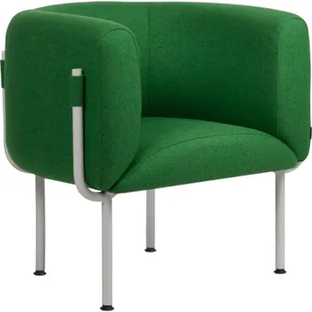 Křeslo noo.ma Zelené čalouněné křeslo Ubi Mini