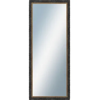 Zrcadlo DANTIK - Zarámované zrcadlo - rozměr s rámem cca 50x120 cm z lišty CARRARA hnědočerná (2948)