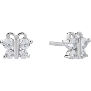 Souprava šperků Bealio BEALIO Stříbrné náušnice MOTÝL šroubek 03-07688-2491