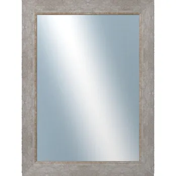 Zrcadlo DANTIK - Zarámované zrcadlo - rozměr s rámem cca 60x80 cm z lišty TOMAS bílá velká (3032)