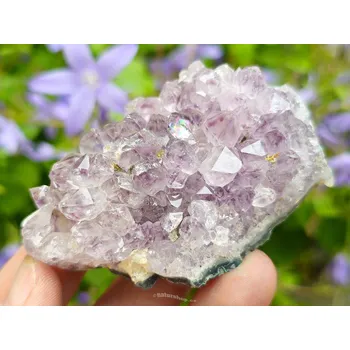 Přírodní kámen Ametystová drúza z Brazílie (95g)