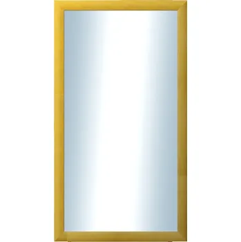 Zrcadlo DANTIK - Zarámované zrcadlo - rozměr s rámem cca 50x90 cm z lišty LEDVINKA žlutá (1439)
