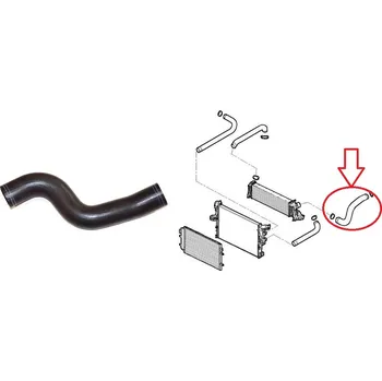 Turbodmychadlo Hadice plnícího vzduchu Iveco Daily od 2011 2,3 od intercooleru do sání, 5801303588