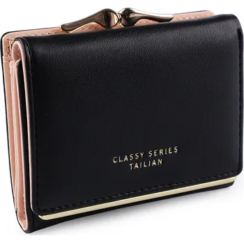 Peněženka Classy Dámská peněženka 9x11 cm černé provedení