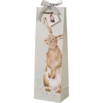 Dárková taška Wrendale Designs Dárková taška na víno Wrendale Designs "Woodlanders" - Zajíc