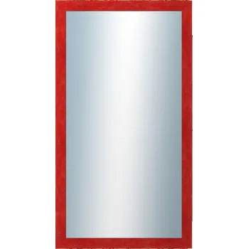 Zrcadlo DANTIK - Zarámované zrcadlo - rozměr s rámem cca 50x90 cm z lišty RETRO červená (2534)
