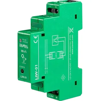 Čítač impulsů s Wi–Fi modulem, 90 × 17.5 × 66 mm, 12–24 V LIW-01/Z