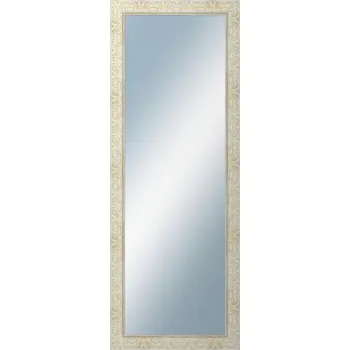 Zrcadlo DANTIK - Zarámované zrcadlo - rozměr s rámem cca 60x160 cm z lišty PRAHA bílá (2930)