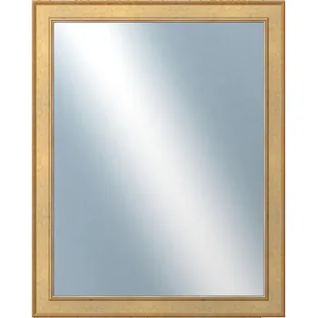 Zrcadlo DANTIK - Zarámované zrcadlo - rozměr s rámem cca 80x100 cm z lišty TOOTH zlatá (2778)