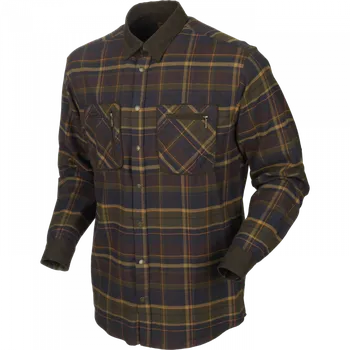 Pánská košile HÄRKILA - Pajala košile pánská Mellow Brown check 5XL