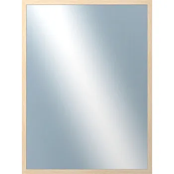 Zrcadlo DANTIK - Zarámované zrcadlo - rozměr s rámem cca 60x80 cm z lišty KASSETTE dub bělený (2861)