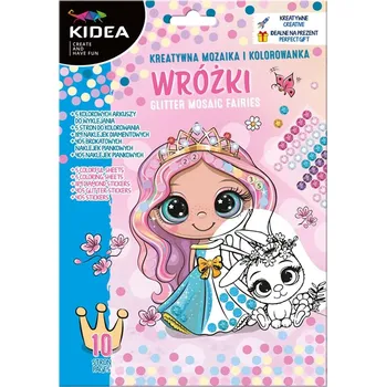 omalovánky KIDEA KREATIVNÍ MOZAIKA A OMALOVÁNKY VÍLY