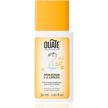 Slunečník ke kočárku OUATE My 1,2,3 Sunscreen SPF 50+ for Face ochranný krém na opalování na obličej SPF 50+ 3y+ 30 ml