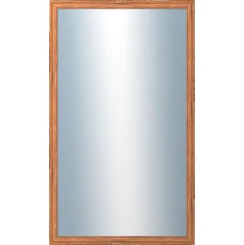 Zrcadlo DANTIK - Zarámované zrcadlo - rozměr s rámem cca 60x100 cm z lišty LYON hnědá (2750)