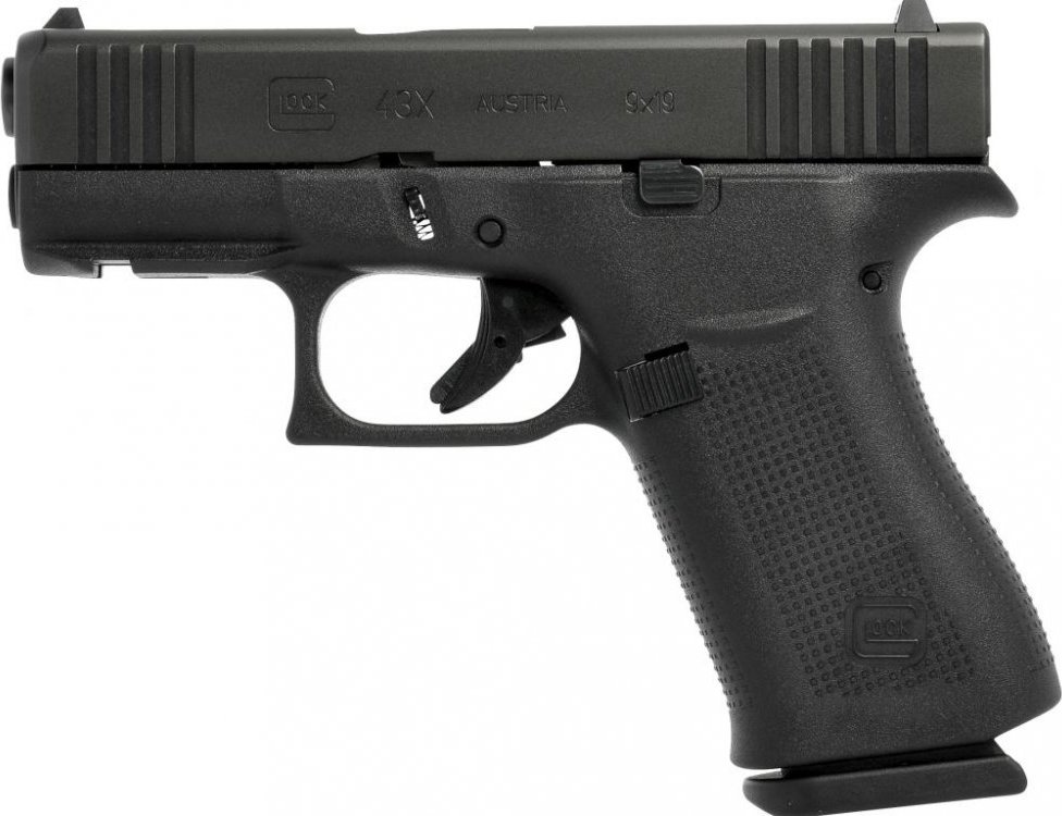 GLOCK 43X RAIL, RÁŽE 9 MM LUGER