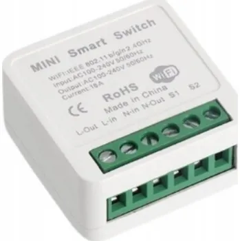 Centrální jednotka pro chytrou domácnost Hütermann Mini relé WIFI TUYA SMART 16A