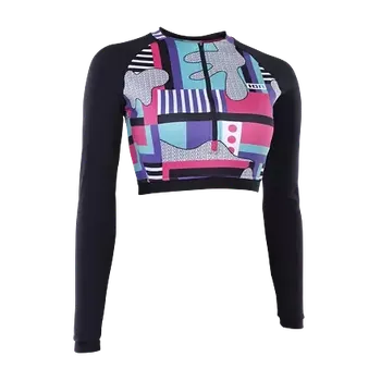 Neoprenový oblek lycra top ION Shorty LS women capsule-statement velikost neoprenů a trapézů 34/XS