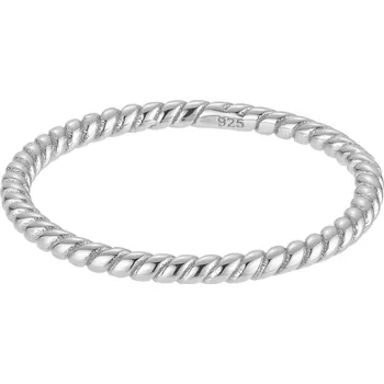 Prsten Olivie Stříbrný zatočený prsten 8840 Velikost prstenů: 7 (EU: 54-56) Ag 925; ≤0,8 g.