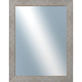 Zrcadlo DANTIK - Zarámované zrcadlo - rozměr s rámem cca 70x90 cm z lišty TOMAS bílá velká (3032)