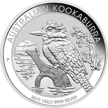 Perth Mint Stříbrná investiční mince Kookaburra 1000 g
