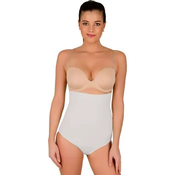 Kalhotky Dámské bezešvé stahující kalhotky vzor 06-49 Hanna Style Barva/Velikost: bílá / XL/XXL