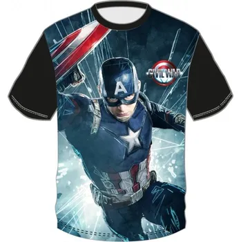 DOVOZ EU CHLAPECKÉ TRIČKO AVENGERS CAPTAIN AMERICA černé Velikost: 98