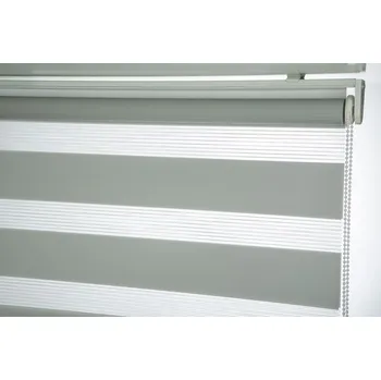 Roleta Maxi Dvojroleta Classic, 130 × 170 cm, světle šedá